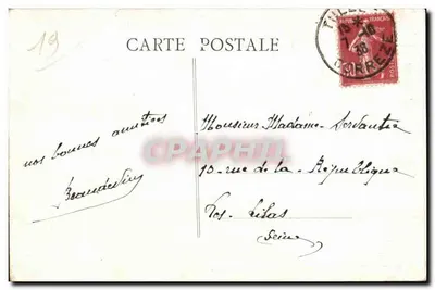 Tulle (Corrèze) — Ogólny widok — wydana około 1938 — Rewers