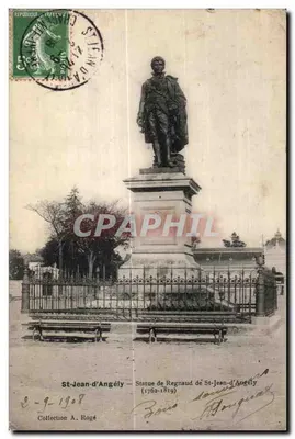 St-Jean-d'Angély — Estátua de Regnaud de St-Jean-d'Angély (1762-1819) — Coleção A. Rogé