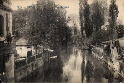 Pons - La Seugne - Bilhete postal antigo
