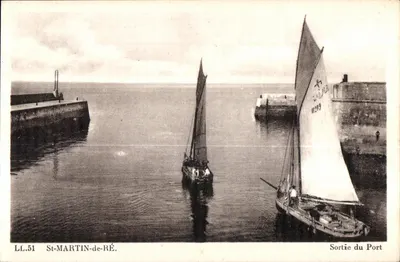 St-MARTIN-de-RÉ — Saída do Porto — LL.51