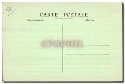 Lusignan (Vienne) — Vista tirada das Promenades — Coleção Angéline, Lusignan - Figarot, proibido — Verso