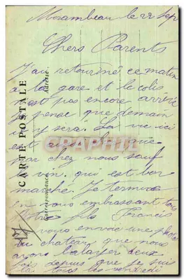 Mirambeau — O Castelo — Avenidas dos Plátanos — Renand, edição em Mirambeau (Ch.-Inf.) — Verso
