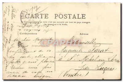 TONNAY-CHARENTE — De Brug gezien vanaf de weide — INFRAE Y. — Achterkant