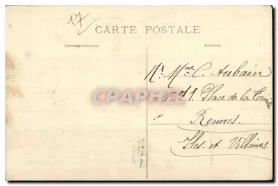 Igreja Real de Saint-Jean-d'Angély — Antiga igreja destruída pelos Calvinistas em 1568 — R. Faure, 1854 — Verso