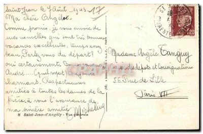 Saint-Jean-d'Angély — Vista geral — C.A.P. n°8 — Verso