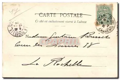 PONTAILLAC - La Falaise y las piscinas — editor A. BACI — Reverso