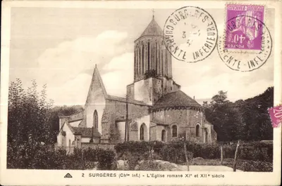 Surgères (Castelo Inferior) — A Igreja Romana dos Séculos XI e XII — editor AB
