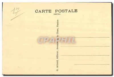 Aulnay (Ch.-Inf.) — Abside e Torre da Igreja — Coleção Gouyon — Verso