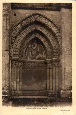 Aulnay (Ch.-Inf.) — O Ermitage, uma voussura da fachada principal, lado direito — Col. Gouyon