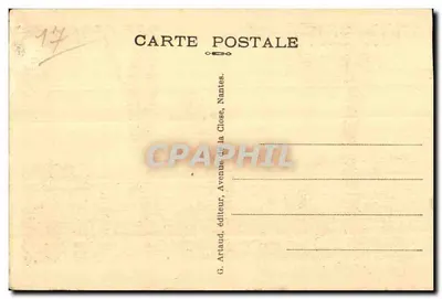 Aulnay (Charente-Inférieure) — Katedra (styl romański z XII wieku), najbardziej ozdobiona w regionie — Col. Gouyon — Rewers