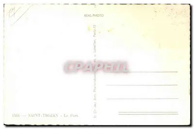 सेंट-ट्रोज़न — पोर्ट — सी डेस आर्ट्स फोटोमेकैनिक्स, पेरिस — पीछे