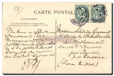 Royan: Plaża Chay — Stara pocztówka nr 20 — wydawca: Drukarnia Royan — Rewers