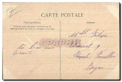 Royan : Plage et Falaises du Chay — Collection Roger Briand, n°118 — Verso