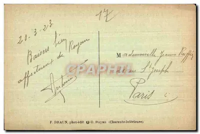 Royan — Wielka Wypukłość w godzinie kąpieli i Miejski Kino — F. Braun, fot. wyd. O. Royan — Rewers