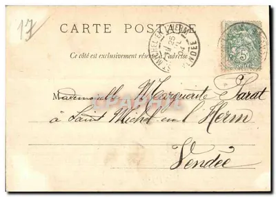 Royan — Gra w rybactwo na Rochers de Vallières — Wydawca B. El. Bx. — Rewers