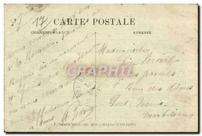 CPA Royan Pontaillac L Eglise et l Avenue de Paris — Verso