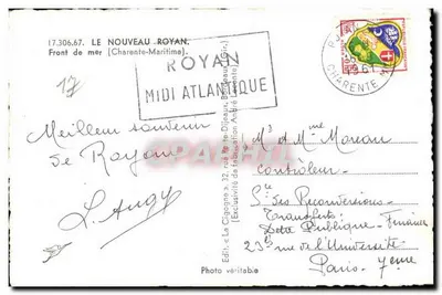 Le Nouveau Royan — Front de mer — La Cigogne — Verso
