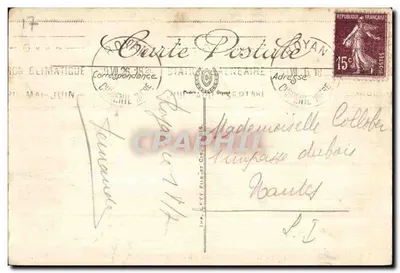 Royan — Ogród Square Botton — N.G. n°203 — Rewers