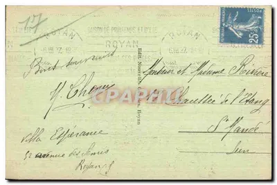Royan - Les Jardins du Square Bolton — wydawca Ed. Nouvelles Cartes Royan, n°39 — Rewers