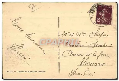 Royan — La Pointe i plaża Foncillon — Tito — Rewers