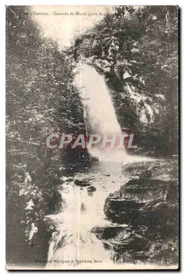 Cachoeira de Murel (próximo a Argentat) — Corrèze — Fototipia Mayrignac e Paydebois, Brive