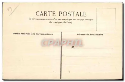Asiel de la Celette — uitzicht op de gebouwen en boogvormige galerijen — Bertrand, uitg. — Achterkant