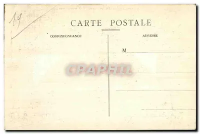 Aubazine - Túmulo de São Etienne — Corrèze, 36 — Editor E. Petit, Brive — Verso