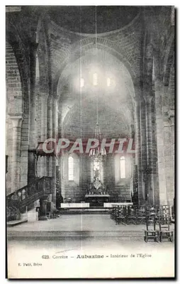Corrèze - Aubazine — Interior da Igreja — E. Petit, Brive, n°623