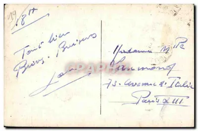 Brive - A Igreja de Saint-Sernin — Fototipia Gutionie Père et Fils - Brive — Verso