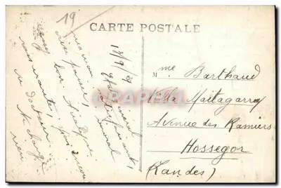 Brive - Widok brzegów rzeki Corrèze — Foto Bessot et Guionie, Brive — Rewers
