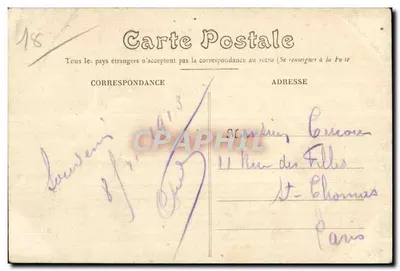 Kamp Avord (Cher) — Mess des Officiers — Onbekende uitgever, n° 22 — Achterkant