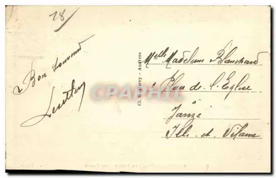 Belleville - La Prieure - Bilhete postal antigo — Verso