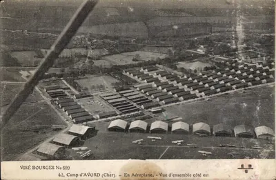 Campo de Avord (Cher) — Vista geral do lado leste — Visé Bourges No 699