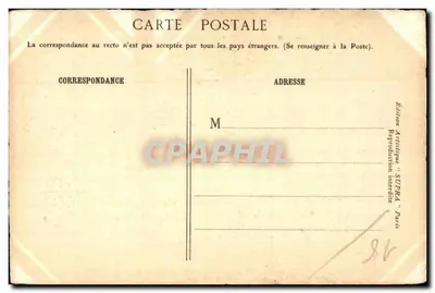 Zamek Ainay-le-Vieux — wiek XVI — wydawnictwo Artisine 'SUPRA' Paryż — Rewers
