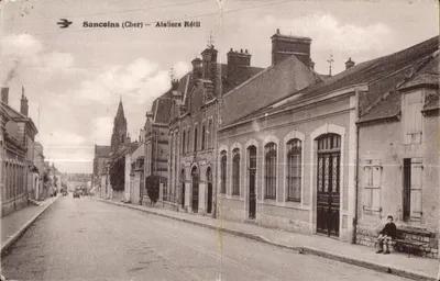 Sancoins - Atelier Relit - Bilhete postal antigo