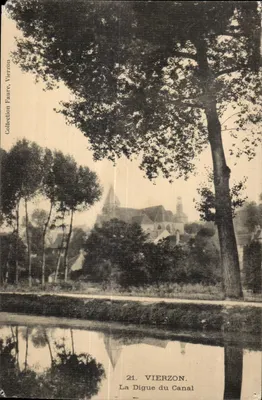 Vierzon — A Dique do Canal — Coleção Faure, n°21