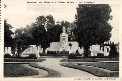 Monumento aos Mortos de VIERZON (Cher) — Vista geral — Foto Tousse