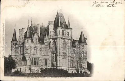 Castelo de La Brosse, perto de Bruère-Allichamps (Cher) — Editores Em. Pivoteau e Filhos, St-Amand (Cher) — n°3