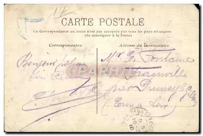 Rochefort sur Mer - A Rue Martrou - Bilhete postal antigo — Verso