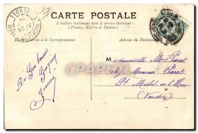 ROCHEFORT-sur-MER - Place Colbert — wydawca Cl. Galeries Parisiennes, n°1 — Rewers