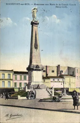 ROCHEFORT-sur-MER — Monumento aos Mortos da Grande Guerra (1914-1918) — Ch. Giambiasi