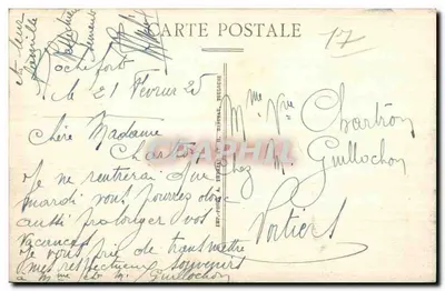 Rochefort-sur-Mer — Katedra św. Ludwika — Wyd. Gendreau Tabac — Rewers