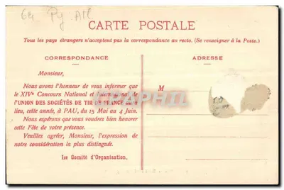 Pau — Boulevard des Pyrénées — Les Pyrénées Illustrées, n°7 — Verso