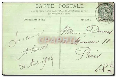 Pau — O Hotel Gassion — LL. n°106 — Verso