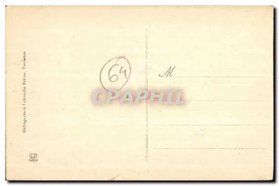 Pau - Il Gave e le Pirinei visti dalla Place Royale — Héloïgrevure Labouche Frères, Tonleuse — Verso