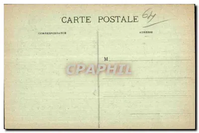 Pau - Palácio de Inverno visto de frente — C.C. - 8 — editor Carrsche, Pob — Verso