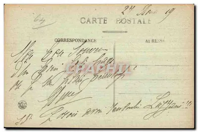 Hendaye-Plage - Costa Vasca - Vista general de Hendaye - Las Pirineos Españolas - El Pic des Trois-Couronnes - BR - 3018 — Reverso