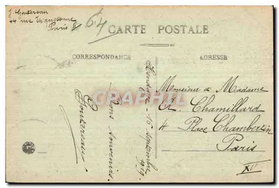 Hendaye - Côte Basque - Widok na Bidassoa i Fontarabie - BR 3041 — Rewers