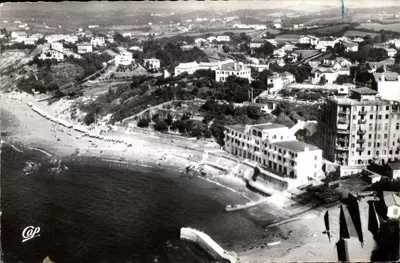 Guethary — Vista aérea — A Praia e o Cassino — C.A.P. (679)