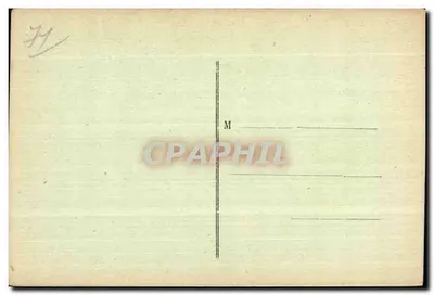 Estátua do Marquês d'Aligre — Bourbon Lancy — Editor P. Borget, n° 41 — Verso